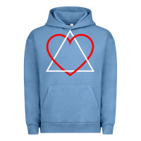 Pigment Pebble Blue the adoption symbol Urban Hoodie - artisFamous