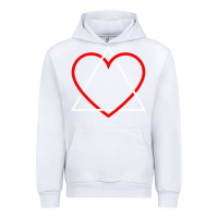 White the adoption symbol Urban Hoodie - artisFamous
