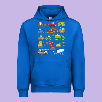 Construction Excavator Shirt For Boys Girls Men And Women T Shirt Urban Hoodie Designed By Artisfamous