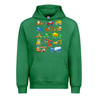 Emerald construction excavator shirt for boys girls men and women t shirt Urban Hoodie - artisFamous