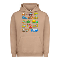 Pigment Burro construction excavator shirt for boys girls men and women t shirt Urban Hoodie - artisFamous