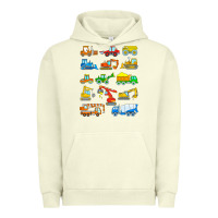 Pigment Pistachio construction excavator shirt for boys girls men and women t shirt Urban Hoodie - artisFamous