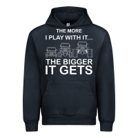 Navy cool the more i play with it...the bigger it gets men women t shirt Urban Hoodie - artisFamous
