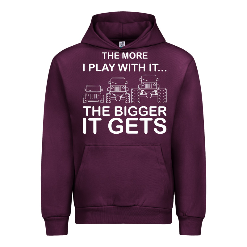 Cool The More I Play With It...the Bigger It Gets Men Women T Shirt Urban Hoodie by artisFamous | Teevron