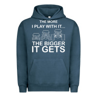 Pigment Midnight Navy cool the more i play with it...the bigger it gets men women t shirt Urban Hoodie - artisFamous