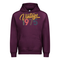 Mauve Wine retro vintage 1975 women's Urban Hoodie - artisFamous