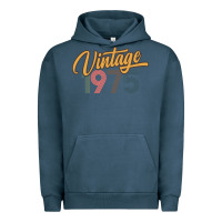 Pigment Midnight Navy retro vintage 1975 women's Urban Hoodie - artisFamous