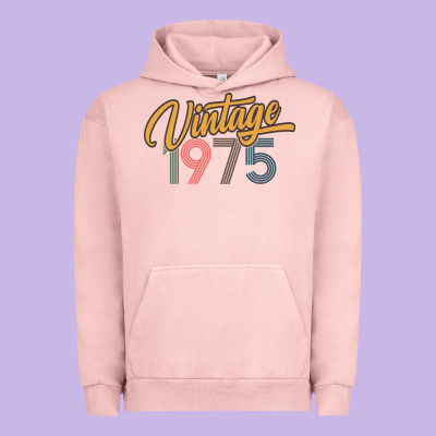 Retro Vintage 1975 Women's Urban Hoodie Designed By Artisfamous
