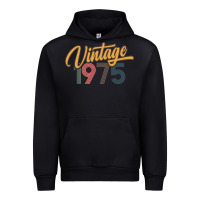 Black retro vintage 1975 women's Urban Hoodie - artisFamous