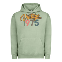 Pigment Oil Green retro vintage 1975 women's Urban Hoodie - artisFamous