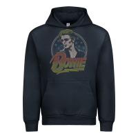 Navy bowie   diamond dogs t shirt Urban Hoodie - artisFamous