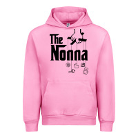Fuchsia Pink The Nonna! Italy Grandmother Baby Hang Toys Urban Hoodie - artisFamous