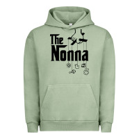 Pigment Oil Green The Nonna! Italy Grandmother Baby Hang Toys Urban Hoodie - artisFamous