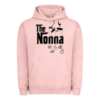 Pigment Salmon The Nonna! Italy Grandmother Baby Hang Toys Urban Hoodie - artisFamous