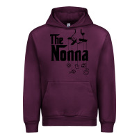 Mauve Wine The Nonna! Italy Grandmother Baby Hang Toys Urban Hoodie - artisFamous