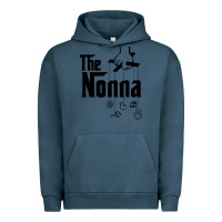 Pigment Midnight Navy The Nonna! Italy Grandmother Baby Hang Toys Urban Hoodie - artisFamous