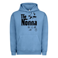 Pigment Pebble Blue The Nonna! Italy Grandmother Baby Hang Toys Urban Hoodie - artisFamous