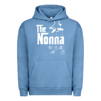 Pigment Pebble Blue The Nonna! Italy Grandmother Baby Hang Toys Urban Hoodie - artisFamous