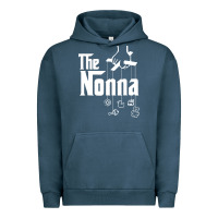 Pigment Midnight Navy The Nonna! Italy Grandmother Baby Hang Toys Urban Hoodie - artisFamous
