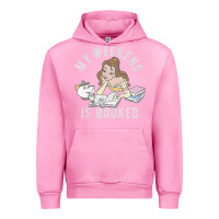 Fuchsia Pink beauty and the beast belle my weekend is booked t shirt Urban Hoodie - artisFamous