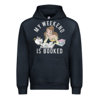 Navy beauty and the beast belle my weekend is booked t shirt Urban Hoodie - artisFamous