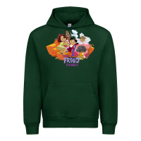 Forest Green the proud family characters t shirt Urban Hoodie - artisFamous