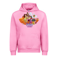 Fuchsia Pink the proud family characters t shirt Urban Hoodie - artisFamous