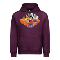 Mauve Wine the proud family characters t shirt Urban Hoodie - artisFamous