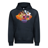 Navy the proud family characters t shirt Urban Hoodie - artisFamous