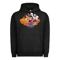 Pigment Black the proud family characters t shirt Urban Hoodie - artisFamous
