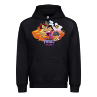 Black the proud family characters t shirt Urban Hoodie - artisFamous