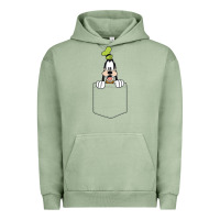 Pigment Oil Green goofy pocket goofy pocket t shirt Urban Hoodie - artisFamous