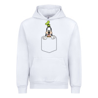 White goofy pocket goofy pocket t shirt Urban Hoodie - artisFamous