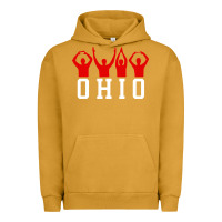 Pigment Peanut Butter vintage state of ohio home pride Urban Hoodie - artisFamous