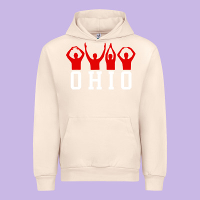 Vintage State Of Ohio Home Pride Urban Hoodie Designed By Artisfamous