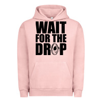 Pigment Salmon wait for the drop i dubstep bass subwoofer dance music Urban Hoodie - artisFamous