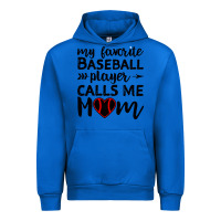 Cobalt womens my favorite baseball player calls me mom Urban Hoodie - artisFamous