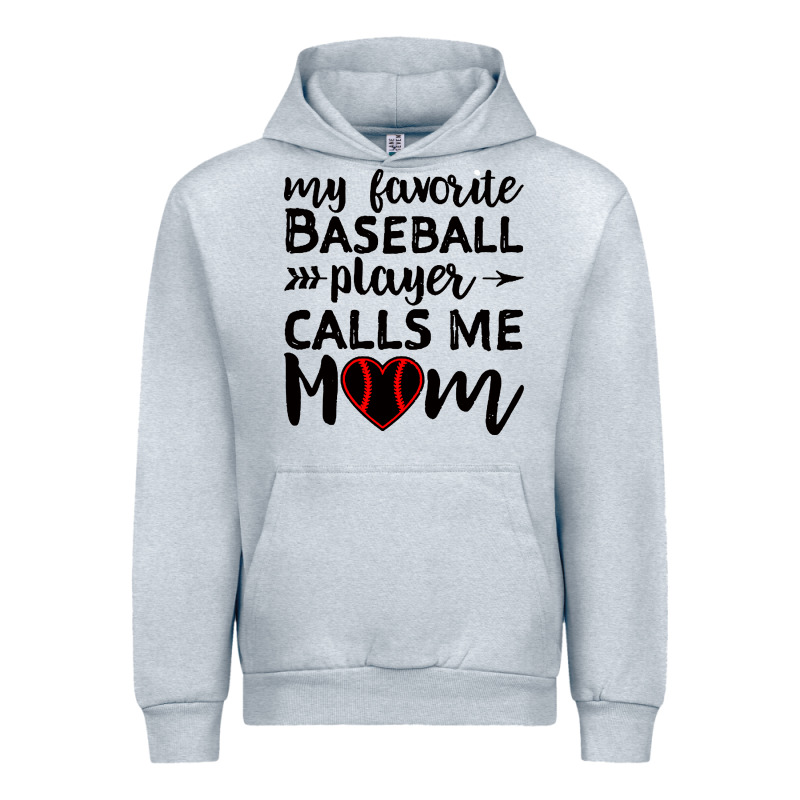 Womens My Favorite Baseball Player Calls Me Mom Urban Hoodie by artisFamous | Teevron
