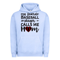 Pigment Grape Ice womens my favorite baseball player calls me mom Urban Hoodie - artisFamous