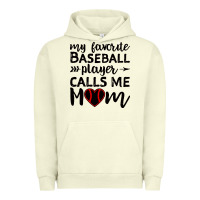 Pigment Pistachio womens my favorite baseball player calls me mom Urban Hoodie - artisFamous