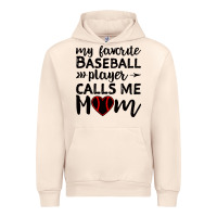 Sandshell womens my favorite baseball player calls me mom Urban Hoodie - artisFamous