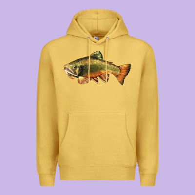 Leaping Brook Trout Premium Hoodie Designed By Lillyallendesigns