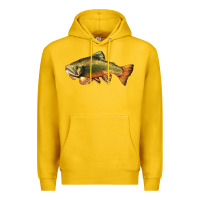 Lemon leaping brook trout Premium Hoodie - LillyAllenDesigns
