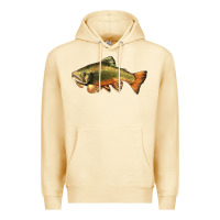 Pina Colada leaping brook trout Premium Hoodie - LillyAllenDesigns