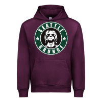 Mauve Wine seattle grunge Urban Hoodie - artisFamous