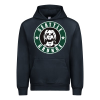 Navy seattle grunge Urban Hoodie - artisFamous