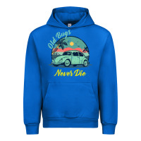 Vintage Funny Beetle Bug Distressed Classic Cars Old Bugs Never Die Urban Hoodie | Teevron