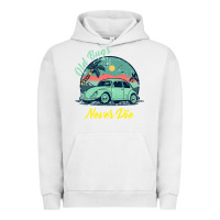 Pigment Lunar Rock Vintage Funny Beetle Bug Distressed Classic Cars Old Bugs Never Die Urban Hoodie - artisFamous