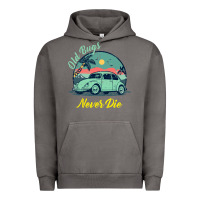 Pigment Tornado Vintage Funny Beetle Bug Distressed Classic Cars Old Bugs Never Die Urban Hoodie - artisFamous