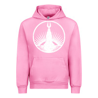 Fuchsia Pink bioshock rapture black Urban Hoodie - artisFamous